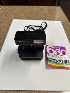 Macchina fotografica Polaroid Sun 660 messa a fuoco automatica NON TESTATA MANCA AUTOFOCUS 660 striscia - Foto 1 di 5