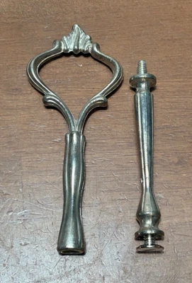 1 par de herrajes con soporte para bandeja para pasteles y elevador de colección 2 niveles (lote b) Foto 1 de 4