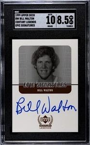 SGC 8.5/AUTO 10 - 1999 Upper Deck Century Legends #BW Bill Walton Blazers HOF - Picture 1 of 2