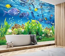 3D Lake Fish N2341 Wallpaper Wall Mural Removable Self-adhesive Sticker Eve