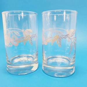 Corelle Impressions Glassware Pink Glass Set 8oz Vintage, Set of 2 - Picture 1 of 11