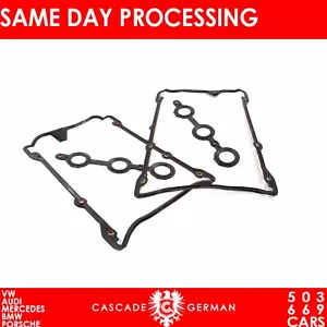 2x New Genuine VW Audi A4 S4 A6 2.7L 2.8L Valve Cover Gasket Set 078198025 - Foto 1 di 3