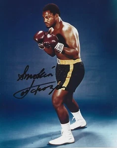 LEYENDA DEL BOXEO SMOKIN' JOE FRAZIER FIRMADO 8X10 CAMPEÓN DE PESO PESADO 27 KO'S - Imagen 1 de 1