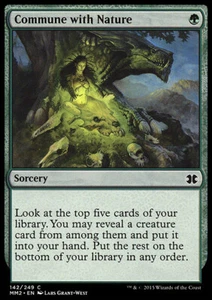 *FOIL* COMMUNE WITH NATURE NM Modern Masters 2015 mtg Green *FOIL* - Bild 1 von 1