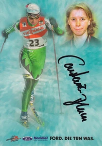 Constanze BLUM - Alemania, 5. Plaza Olimpia 1998 esquí de fondo, ¡original! - Imagen 1 de 1