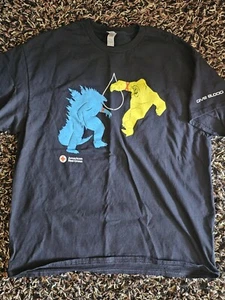 NEW American Red Cross GODZILLA x KONG Movie The New Empire T-Shirt Sz XLarge - Picture 1 of 2