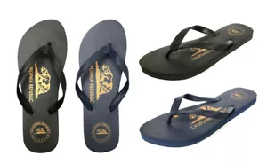 Neu Herren Basic Beach Flip Flop Sandalen Strand, Fitnessstudio, Pool | - Bild 1 von 9