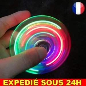 ✅ Hand Spinner Jouet Réduction Doigt Lumineux Doigt Gyroscopique Lumière LED - Bild 1 von 2