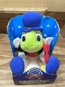 Peluche de colección 1992 Mattel My Favorite Disney Stars JIMINY CRICKET Pinocho ¡NUEVO! - Imagen 1 de 6