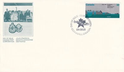 CANADA 1984 FIRST DAY COVER WITH CACHET #3, ST. LAWRENCE, SEAWAY, 25TH ANNIV - Image 1 of 2