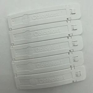 5 Coloplast Drainable Ostomy Pouch Clamps 9500 Guaranteed to Function - Picture 1 of 4