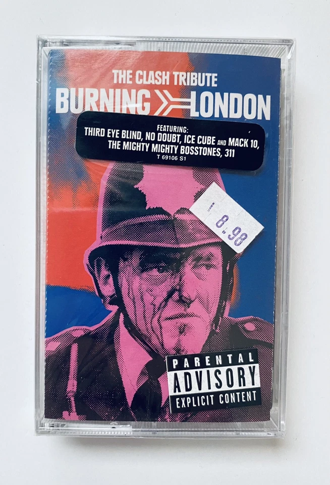 The Clash Tribute Burning London Cassette Tape 311 Rancid No Doubt Third Eye NOS - Image 1 of 3
