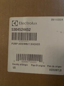 Genuine Electrolux / Frigidaire 5304524452 Washer Drain Pump (NEW) - Picture 1 of 1