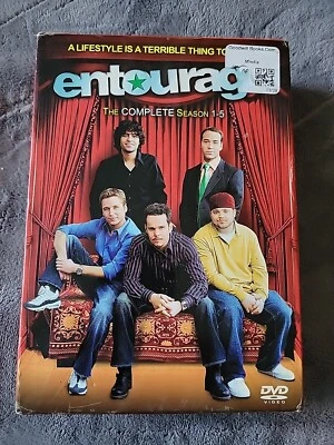 Entourage Complete Seasons 1-5 21 DVD Box Set Region 3 Missing Season 4 Disc 4 - Image 1 of 4