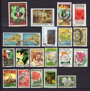 Côte-d'Ivoire un lot de 35 timbres oblitérés /TE4566 - Picture 1 of 2