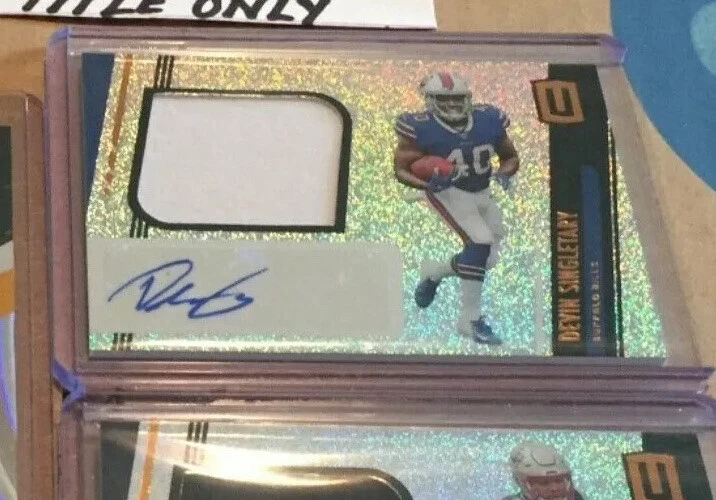 2019 unparalleled rc auto patch devin singletary bills invest upside huge - Image 1 of 1