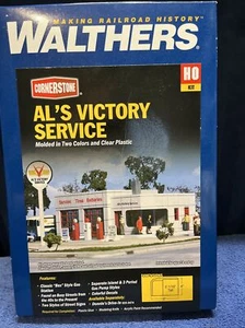 Walthers HO Scale ~ Al's Victory Service Center 933-3072    Open Box     E2 - Picture 1 of 11