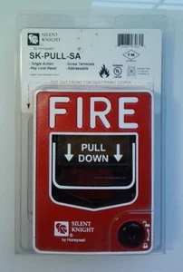 Honeywell Silent Knight SK-PULL-SA Stazione di trazione singola azione indirizzabile - Foto 1 di 2