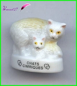 Feve Les Races de Chat Cat Edition Atlas " Les Chat Cimrique #A8 - Imagen 1 de 1