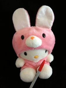 VINTAGE(1998) 9 inch SANRIO HELLO KITTY BUNNY PLUSH from Japan-ship free - Picture 1 of 1