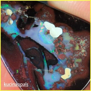 17 TCW Natural AUSTRALIA KOROIT Boulder Opal Stone + VIDEO - Picture 1 of 8