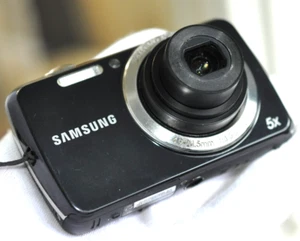 Digicam Samsung Digital Camera PL21 14.2MP black Tested SD Card 8gb - Picture 1 of 13