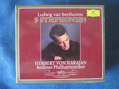 BERLINER PHILARMONICA 9 SYMP BEETHOVEN CLASSICAL MUSIC 5 CD DISC SET EX COND! - Image 1 of 3