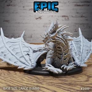 Cactus Dragon C by Epic Miniatures RPG D&D Pathfinder 3D Print - Picture 1 of 2