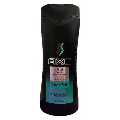 AXE Apollo Body Wash 16 oz Clean + Fresh Sage & Cedarwood Discontinued Formula - Image 1 of 4