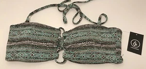 Volcom Bikini Top - Size Medium - Wild Daze Bandeau Design - New w/ Tags - Picture 1 of 6