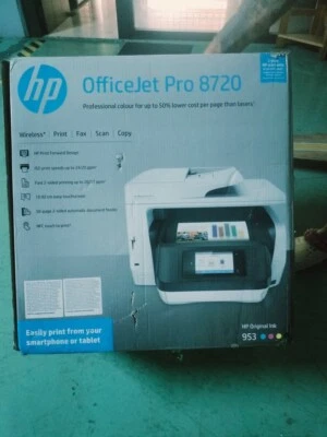 HP Officejet Pro 8720 All-in-One Duplex, LAN/Wi-Fi, A4 - colour Inkjet printer - Imagen 1 de 2