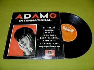 Adamo - International - Si J'Osais - 1962 Polydor 10" LP Belgium 1960-61 Singles - Picture 1 of 2