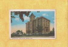 MA Medford 1908-29 antique postcard TUFTS COLLEGE METCALF HALL MASS 