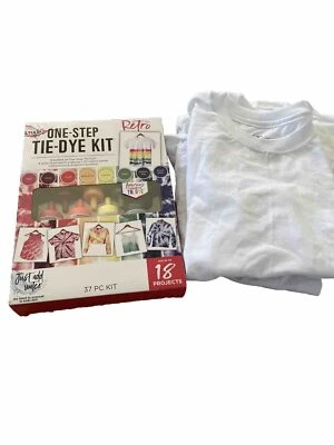 One Step Tie-Dye Kit  T Shirt 37 Colors- For 18 Projects ( Includes T Shirts) - Image 1 of 4