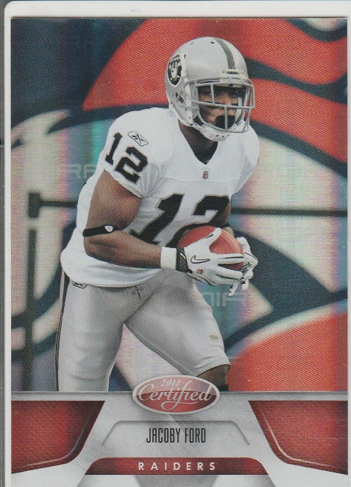 Jacoby Ford Raiders 2011 Certified Mirror Red 152/250 - Image 1 of 1