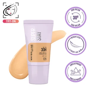 Maybelline New York Super Stay Lumi-Matte Foundation-Normal-Dry Skin - 128 (18g) - Picture 1 of 1