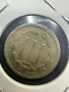 1867 Three Cent Nickel – Good Affordable Type Coin - Picture 1 of 4