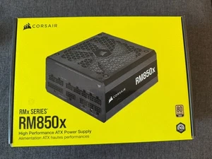 Corsair RM850x 80 PLUS Gold ATX Netzteil Vollmodular 850 Watt 135-mm-Lüfter - Afbeelding 1 van 9