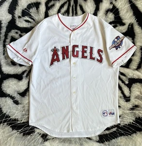 Rare Vintage Majestic Anaheim Angels 2002 World Series Custom “black” Jersey L - Picture 1 of 9