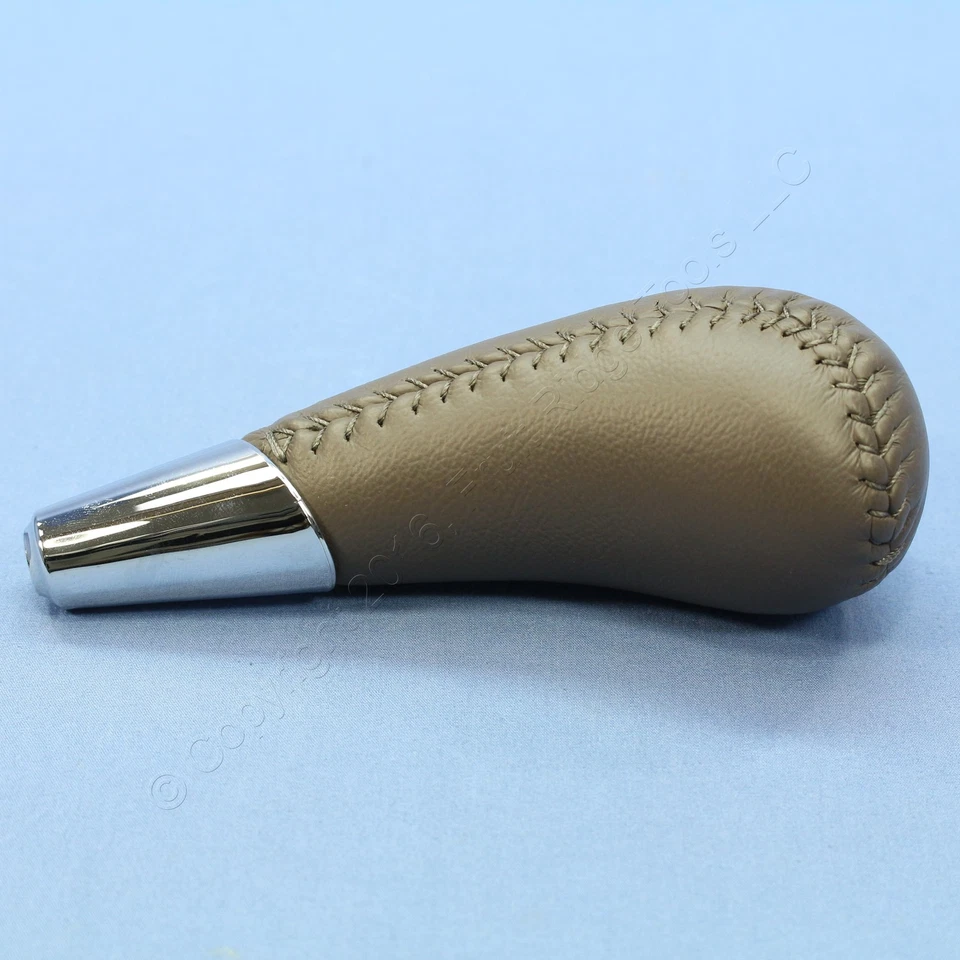 GM OEM Leather & Chrome Hot Rat Rod Shifter Knob Automatic - Image 1 of 4