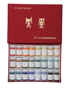 Nakagawa Gofun Japanese painting paints phoenix mineral pigments 24 color set (r - Picture 1 of 1