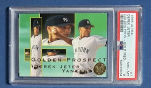 Medallón de Oro Ultra Derek Jeter Golden Prospect 1995 PSA 8 Yankees #7 - Imagen 1 de 2