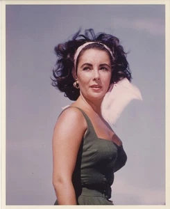 Elizabeth Taylor Suddenly Last Summer Vintage 8x10 Farbfoto aus Transparenz - Bild 1 von 1