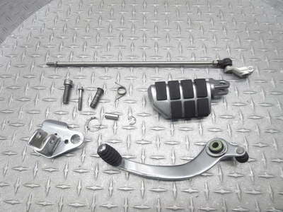 2010 09-17 Triumph Speedmaster Front Left Rearset Shift Lever Foot Peg Bracket - Image 1 of 4