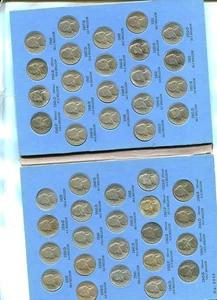 1938 - 1961 P D S JEFFERSON NICKEL 65 COIN CIRCULATED SET 5571T - Picture 1 of 1