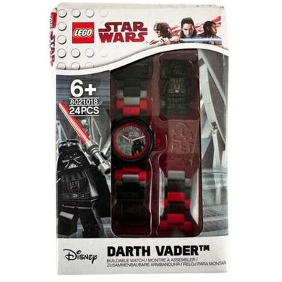 LEGO Star Wars Darth Vader Analog Watch with Minifigure 8021018 For Kids New - Image 1 of 3