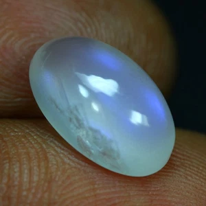 4.05 Cts_Great Electric Blue Shadow_100 % Natural Unheated Blue Moonstone_India - Bild 1 von 3