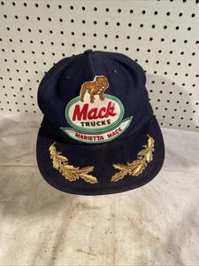 -Vintage-Mack Trucks Snapback Mütze. Louisville Mfg Marietta Ohio - Bild 1 von 8