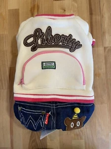 Abrigo grande Dig Winter Warm Apparel con parte inferior de jean azul con bolsa con cremallera añadida - Imagen 1 de 9