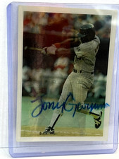 ⭐️1986 Sportsflics #19 HOF Tony Gwynn Lenticular Autographed Card Padres⭐️